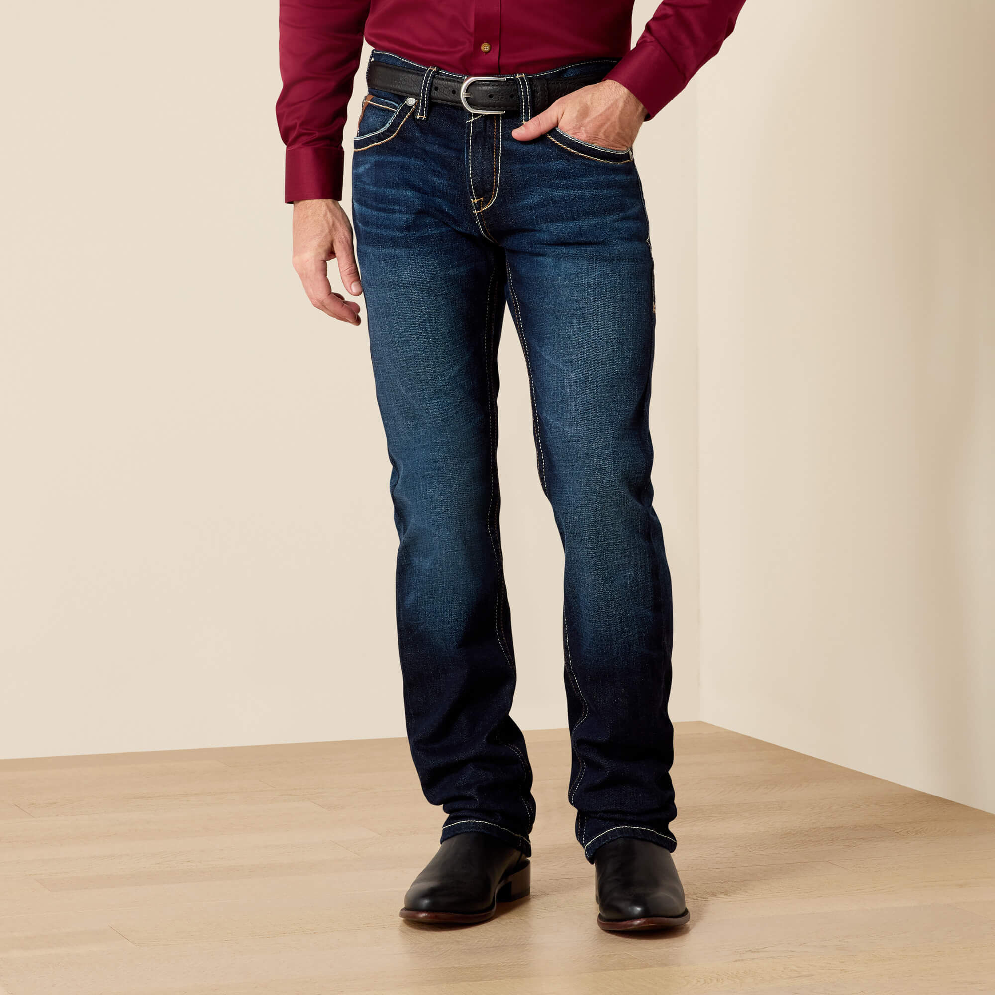 M7 Rocker Concord Stretch Stackable Straight Leg Jean