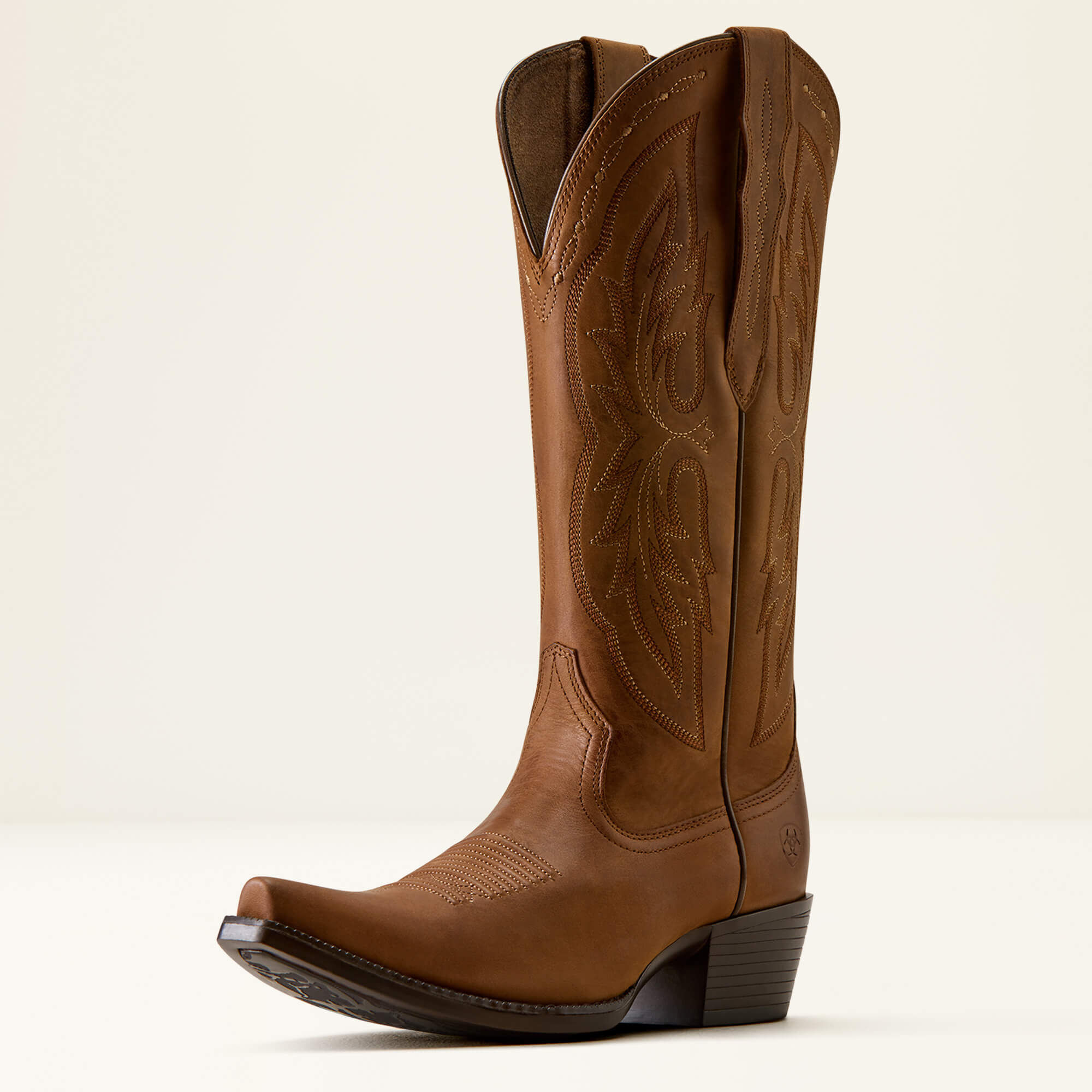 Heritage X Toe Elastic Wide Calf Western Boot