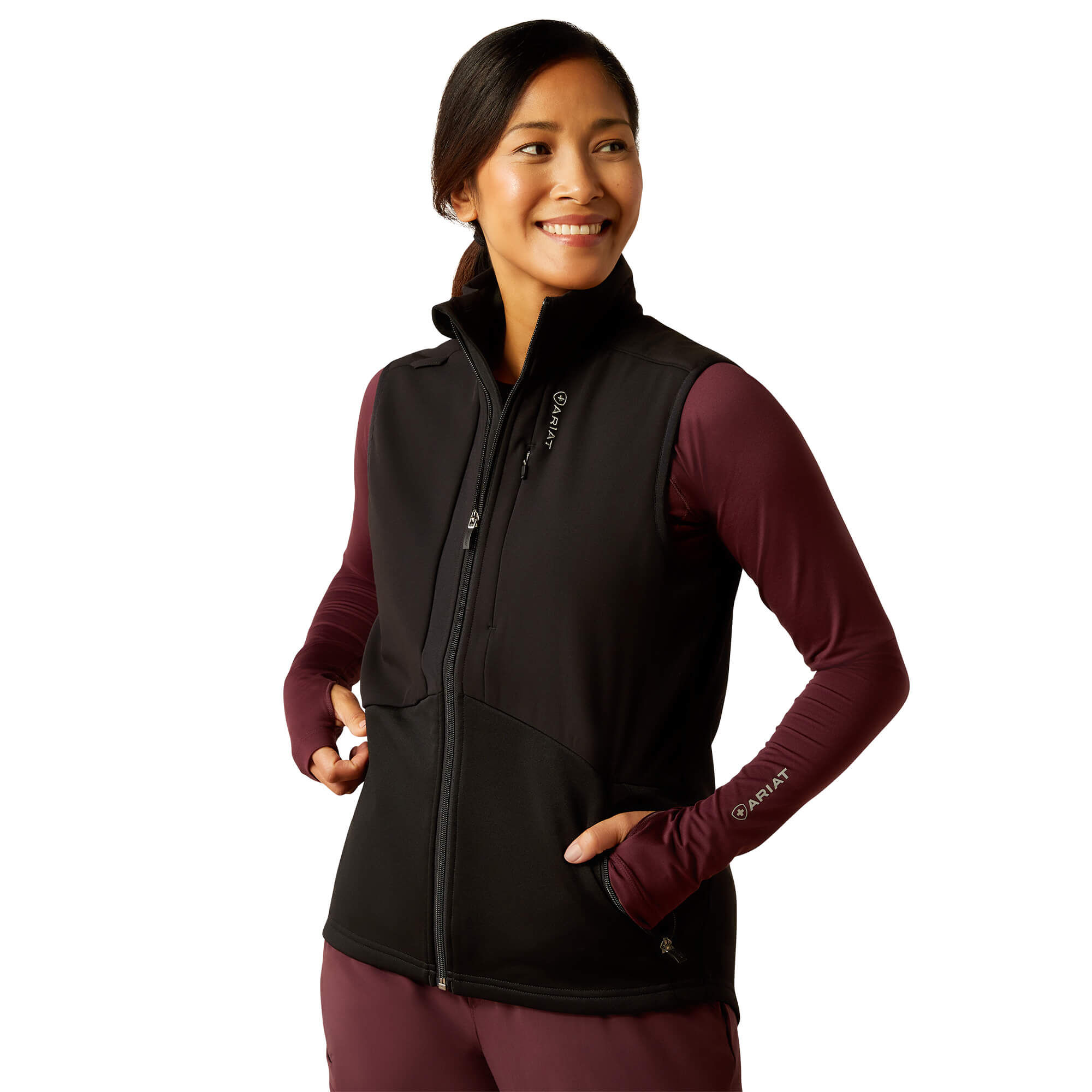 Sina Fleece Scrub Vest