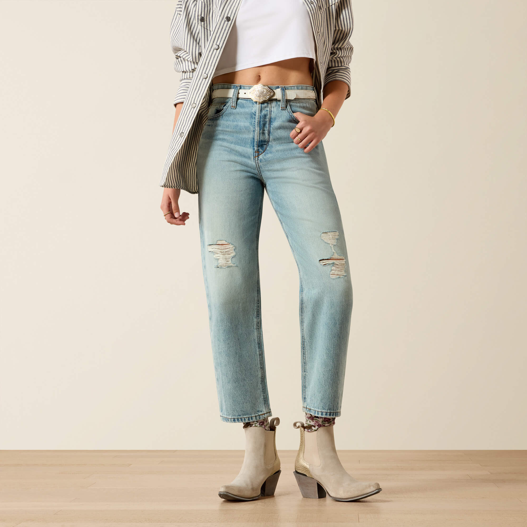 Ultra High Rise Tomboy Relaxed Straight Leg Jeans