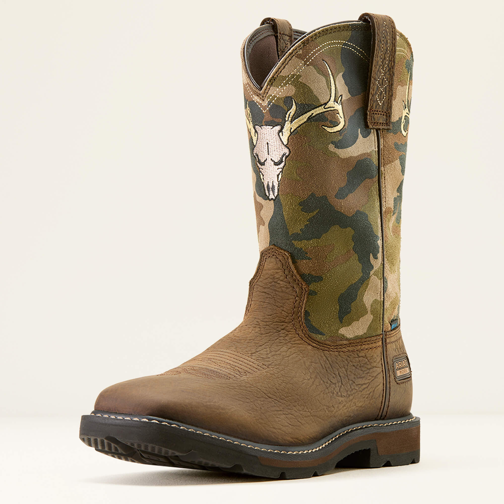Groundbreaker Antler Waterproof Wide Square Toe Work Boot
