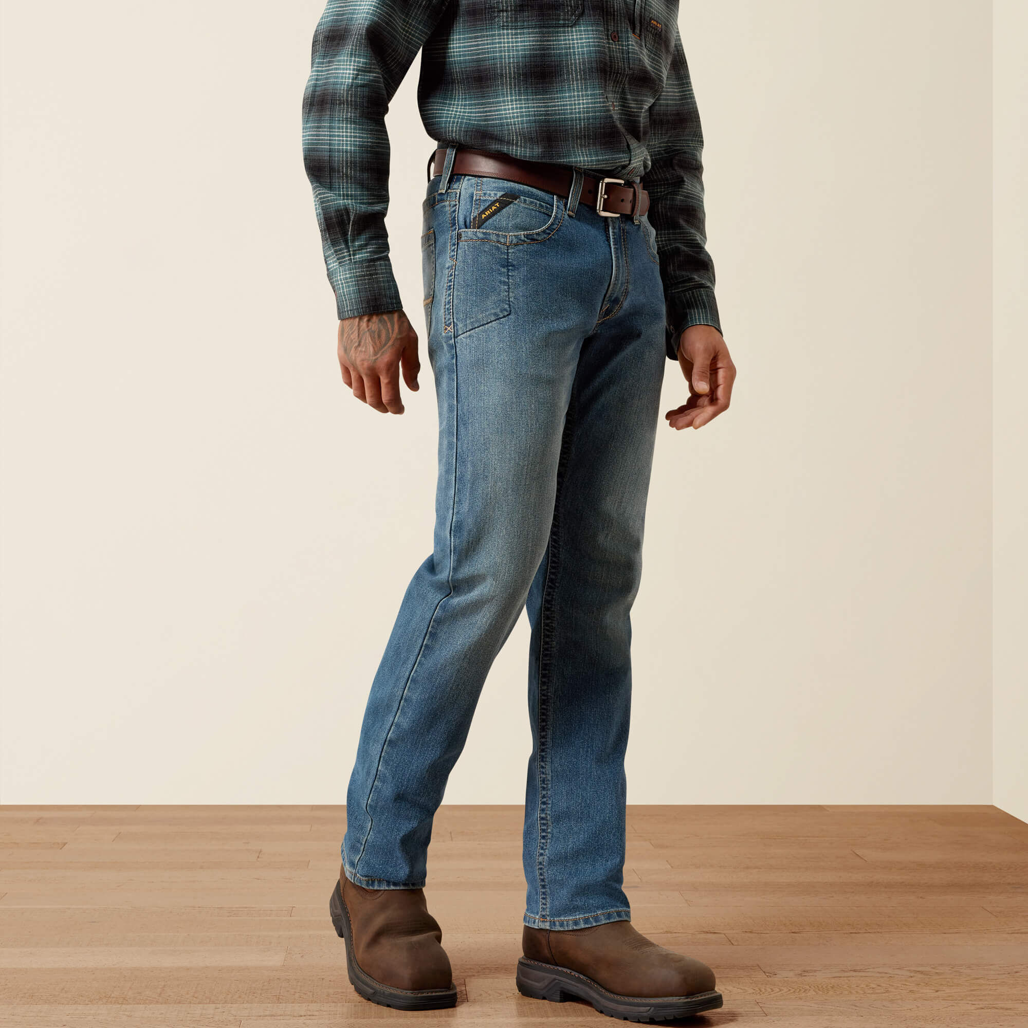 Rebar M2 Traditional Relaxed Rail DuraStretch Boot Cut Jeans