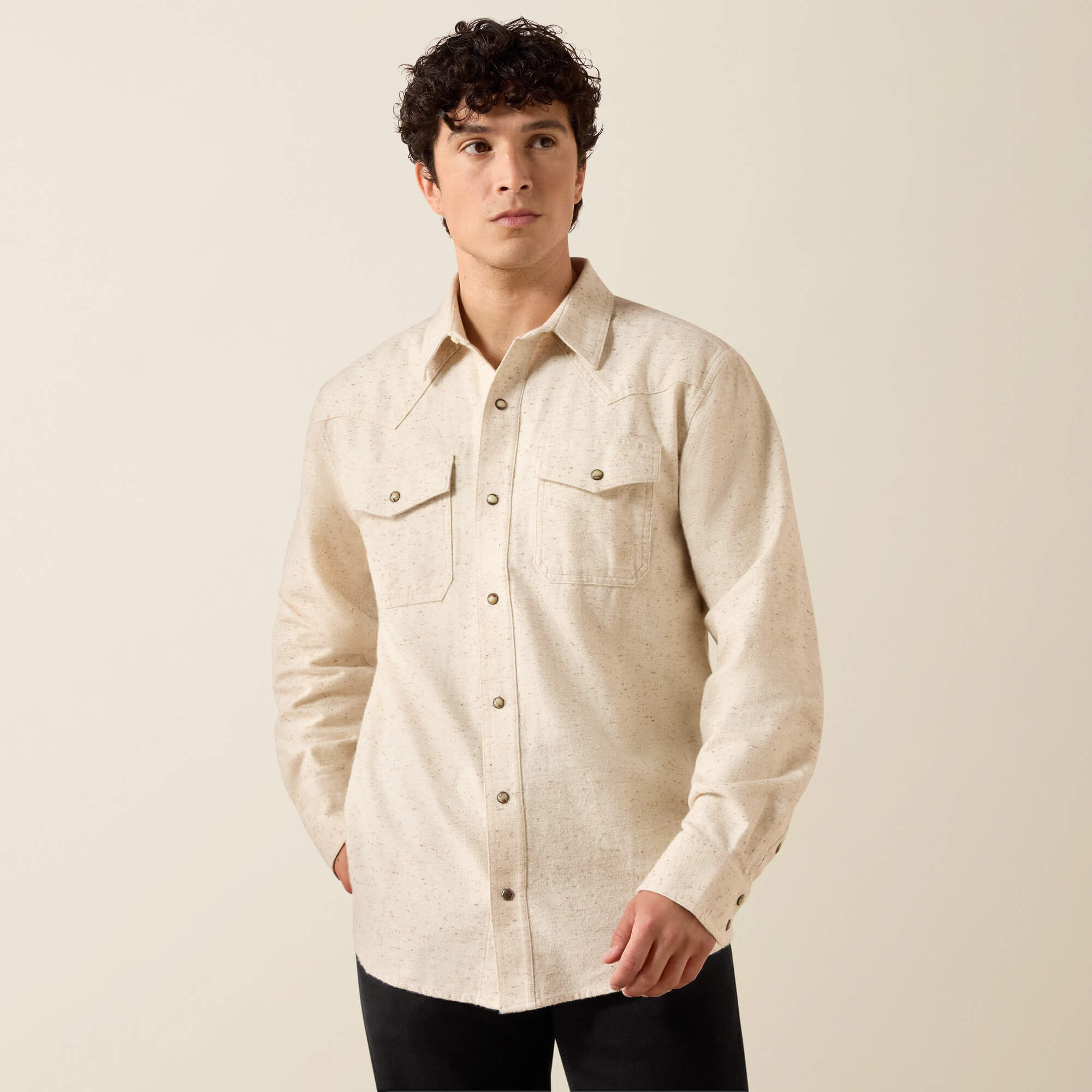 Retro Hercules Fitted Snap Shirt