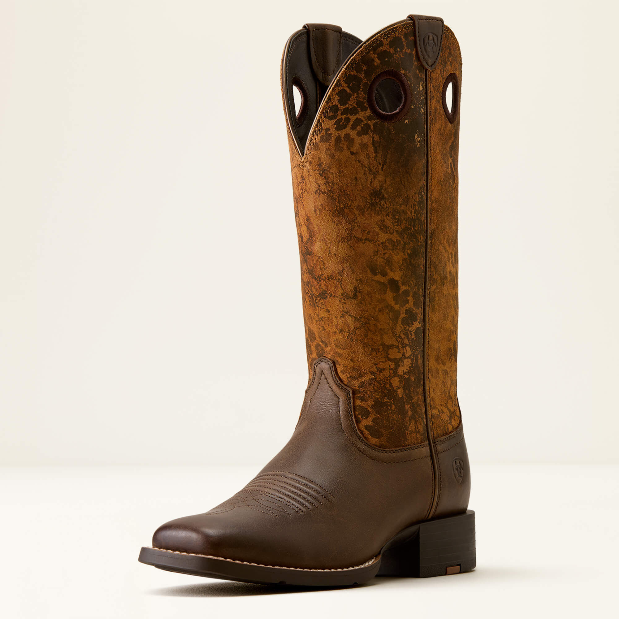 Round Up Ryder Wide Square Toe Western Boot