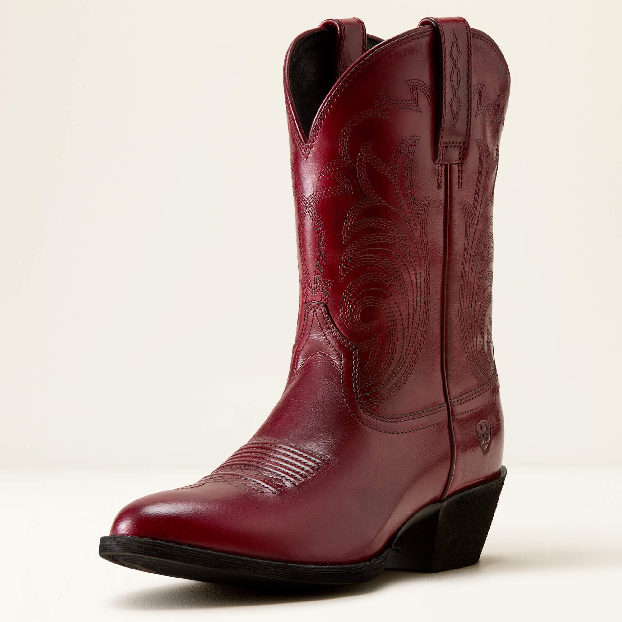 Heritage Noir R Toe Western Boot