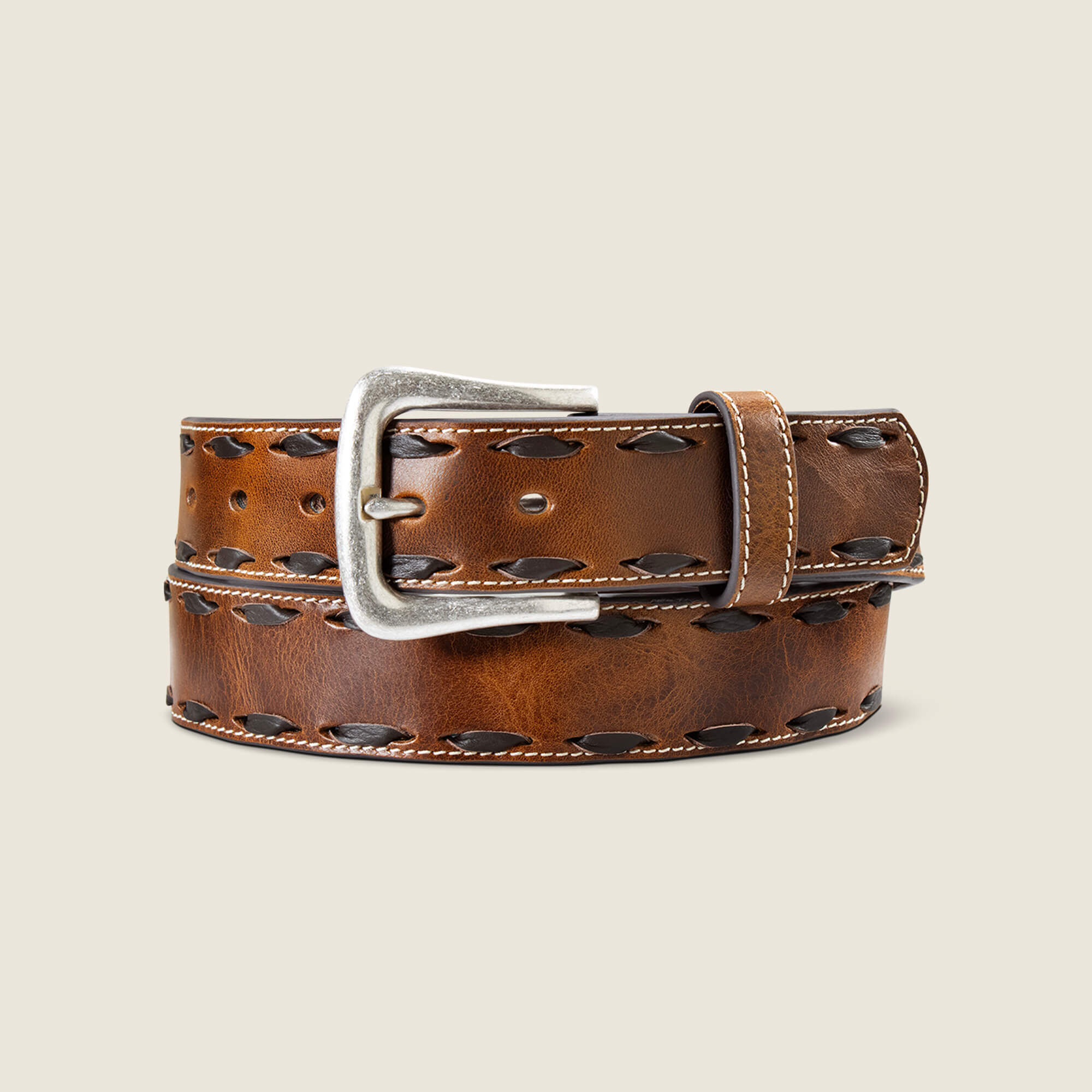Twisted Buck Lace Belt